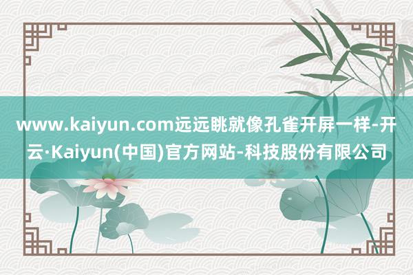 www.kaiyun.com远远眺就像孔雀开屏一样-开云·Kaiyun(中国)官方网站-科技股份有限公司